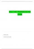 WGU PHARMACOLOGY C467 QUESTIONS WITH 100&percnt; CORRECT ANSWERS