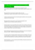 C431 PA questions and answers with solutions 2025