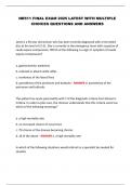 NR511 FINAL EXAM 2025 LATEST WITH MULTIPLE  CHOICES QUESTIONS AND ANSWERS