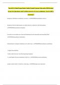 Nur 641 E Final Exam Study Guide Grand Canyon University 2025&vert;Actual Exam Set Questions And Verified Answers &lpar;Correct solutions&rpar; &vert; Get It 100&percnt; Accurate&excl;&excl;