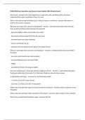 NURS 2003 Exam Questions and Answers Latest Update 2025 Already Passed 