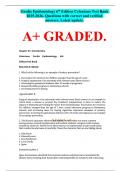 Gordis Epidemiology 6th Edition Celentano Test Bank 2025-2026&period; Questions with correct and verified answers&period; Latest update&period;  A&plus; GRADED&period;