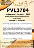 PVL3704 Assignment 1 &lpar;COMPLETE ANSWERS&rpar; Semester 1 2025 - DUE 13 March 2025
