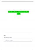 Ellis & Associates&lowbar; Great Wolf Lodge Lifeguard Module Content   Questions With Verified Answers 