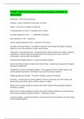 FLHD 2400 Final Exam Question&sol;Answers Graded A&plus; 2025&sol;2026 