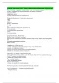 HACC Nursing 241 Exam Questions&sol;Answer Grade A&plus; 