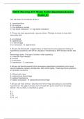 HACC Nursing 241 Study Guide Questions&sol;Answer Grade A&plus; 