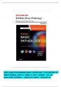 Test Bank for Robbins Basic Pathology 10th Edition by Vinay Kumar&comma; Abul K&period; Abba & Jon C&period; Aster &vert; all 25 chapters covered &vert; complete guide &vert; graded a&plus; 