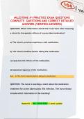 MILESTONE &num;1 PRACTICE EXAM QUESTIONS COMPLETE QUESTIONS AND CORRECT DETAILED  ANSWERS &lpar;VERIFIED ANSWERS&rpar;