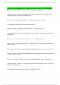 Health and Wellness Exam Questions Grade A&plus; 2025&sol;2026