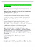 Health and Wellness Practice Exam Questions Grade A&plus; 2025&sol;2026