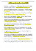 ATI Comprehensive Exit Exam 8 2025  questions  and answers