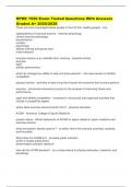 HPHE 1520 Exam Tested Questions With Answers Graded A&plus; 2025&sol;2026