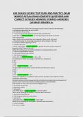 CAR DEALER LICENSE TEST EXAM AND PRACTICE EXAM NEWEST ACTUAL EXAM COMPLETE QUESTIONS AND CORRECT DETAILED ANSWERS &lpar;VERIFIED ANSWERS&rpar; &vert;ALREADY GRADED A