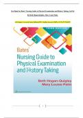 Test Bank for Bates' Nursing Guide to Physical Examination and History Taking&comma; 3rd Ed&period; By Beth Hogan-Quigley&comma; Mary Louis Palm&period; All Chapters Covered&vert; Latest Edition&vert;100&percnt; Verified Answers&vert; ISBN-13-978-1975161095
