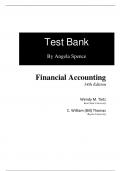 Test Bank For Financial Accounting&comma; 2025 14th Edition by Wendy M&period; Tietz C William Thomas Chapter 1-12 With Appendix A E