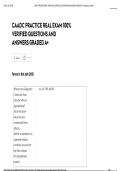 CAADC PRACTICE REAL EXAM 100&percnt; VERIFIED QUESTIONS AND ANSWERS GRADED A&plus;