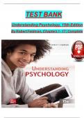 Test Bank for Understanding Psychology&comma; 15th Edition by Robert Feldman