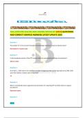 NHA-CERTIFIED BILLING AND CODING SPECIALIST &lpar;CBCS&rpar; QUESTIONS AND CORRECT VERIFIED ANSWERS LATEST UPDATE 2025
