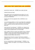 SMPA 6242 TEST QUESTIONS AND ANSWERS