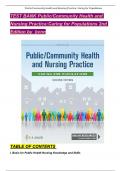 Test Bank For Public &sol; Community Health and Nursing Practice&colon; Caring for Populations&comma; 2nd Edition  by Christine L&period; Savage&comma; Verified Chapters 1 - 22&comma; Complete Newest Version Updated