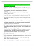 Industrial Psychology Final Exam Question&sol;Answers Graded A&plus; 2025&sol;2026