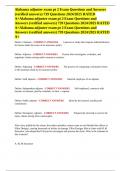 Alabama adjuster exam pt 2 Exam Questions and Answers &lpar;verified answers&rpar; 739 Questions 20242025 RATED A&plus;