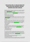 RELIAS PACU RN A V1 RELIAS EXAM TEST QUESTIONS AND ANSWERS VERIFIED ANSWERS 2025 NEW