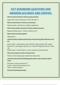 EVIT EXAMBANK QUESTIONS AND  ANSWERS ACCURATE AND VERIFIED&period;