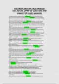 SOUTHERN NEVADA FOOD HANDLER 2025 ACTUAL EXAM 100 QUESTIONS AND CORRECT DETAILED ANS
