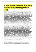 CSET Social Science 116 fully solved & updated&lpar;graded A&plus;&rpar;&period;