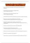 STOTT PILATES- POSTURAL ALIGNMENT QUIZZES WITH COMPLETE SOLUTIONS&period;