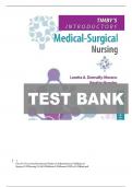 Test Bank for Timby's Introductory Medical-Surgical Nursing 13th Edition Moreno&comma; ALL Chapter 1 - 72 &vert; LATEST&period;