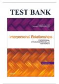 TEST BANK INTERPERSONAL RELATIONSHIPS PROFESSIONAL COMMUNICATION SKILLS FOR NURSES 6TH EDITION BY ELIZABETH C&period; ARNOLD&comma; KATHLEEN UNDERMAN BOGGS CHAPTER 1-23