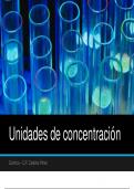 Unidades de concentracion en qu&iacute;mica