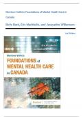 Test Bank - Morrison-Valfre&rsquo;s Foundations of Mental Health Care in Canada&comma; 1st Edition &lpar;Boris Bard-2022&rpar;&comma; Newest Edition