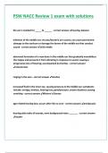 PSW NACC Review 1 exam with solutions