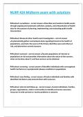 NURP 424 Midterm exam with solutions