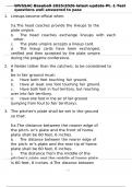 WVSSAC Baseball 2025&sol;2026 latest update Pt&period; 1 Test questions well answered to pass