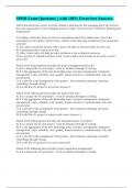SPHR Exam Questions &vert;&vert; with 100&percnt; Error-free Answers&period;
