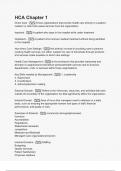 HCA Chapter 1  &lpar;Latest 2024&sol; 2025 Update&rpar; Questions and Verified Answers&vert; 100&percnt; Correct&vert; Grade A&plus;&period;