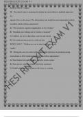 HESI RN EXIT EXAM V1-16 &lpar;LATEST 2025 UPDATE&rpar;&comma; ACTUAL EXAM QUESTIONS AND CORRECT ANSWERS &vert; RATED A&plus; 