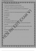 HESI RN EXIT EXAM V1-8 &lpar;LATEST 2025 UPDATE&rpar;&comma; ACTUAL EXAM QUESTIONS WITH CORRECT ANSWERS &vert; 100&percnt; VERIFIED ANSWERS &vert; RATED A&plus; 