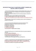 HESI RN EXIT EXAM LEGACY V2 &lpar;LATEST 2025 UPDATE&rpar;&comma; ACTUAL EXAM QUESTIONS WITH CORRECT ANSWERS &vert; 100&percnt; VERIFIED ANSWERS &vert; RATED A&plus; 