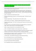 LSU PSYC 4008 Baumeister Practice Question&sol;Answers Graded A&plus; 2025&sol;2026