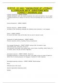 NYSTCE 221 0001 KNOWLEDGE OF LITERACY & LANGUAGE ARTS QUESTIONS WITH CORRECT ANSWERS 2025 