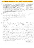 NCLEX-PN Exam Test with 100&percnt; Verified Answers 100&percnt; Pass