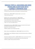   NSG 434&sol; NSG434 &lpar;NSG434&rpar; Exams Questions with 100&percnt; Correct Answers &vert; Latest Version &lpar;2025&rpar; Expert Verified