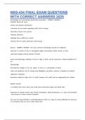 NSG-434 FINAL EXAM QUESTIONS WITH CORRECT ANSWERS 2025