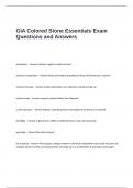 GIA Colored Stone Essentials Exam Questions and Answers